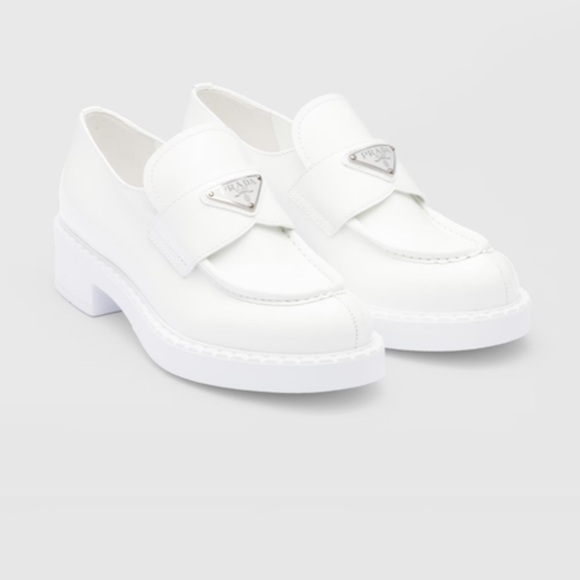 Prada Chocolate Loafers white patent - Picture 3 of 7
